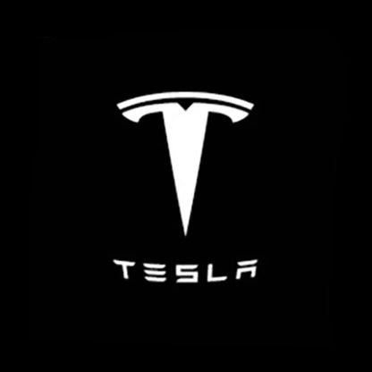 2/4Pcs Car Door LED Logo Projector Lights HD Welcome Light 3D Laser Ghost Shadow Light for  Model Y 3 S X Car Accessory