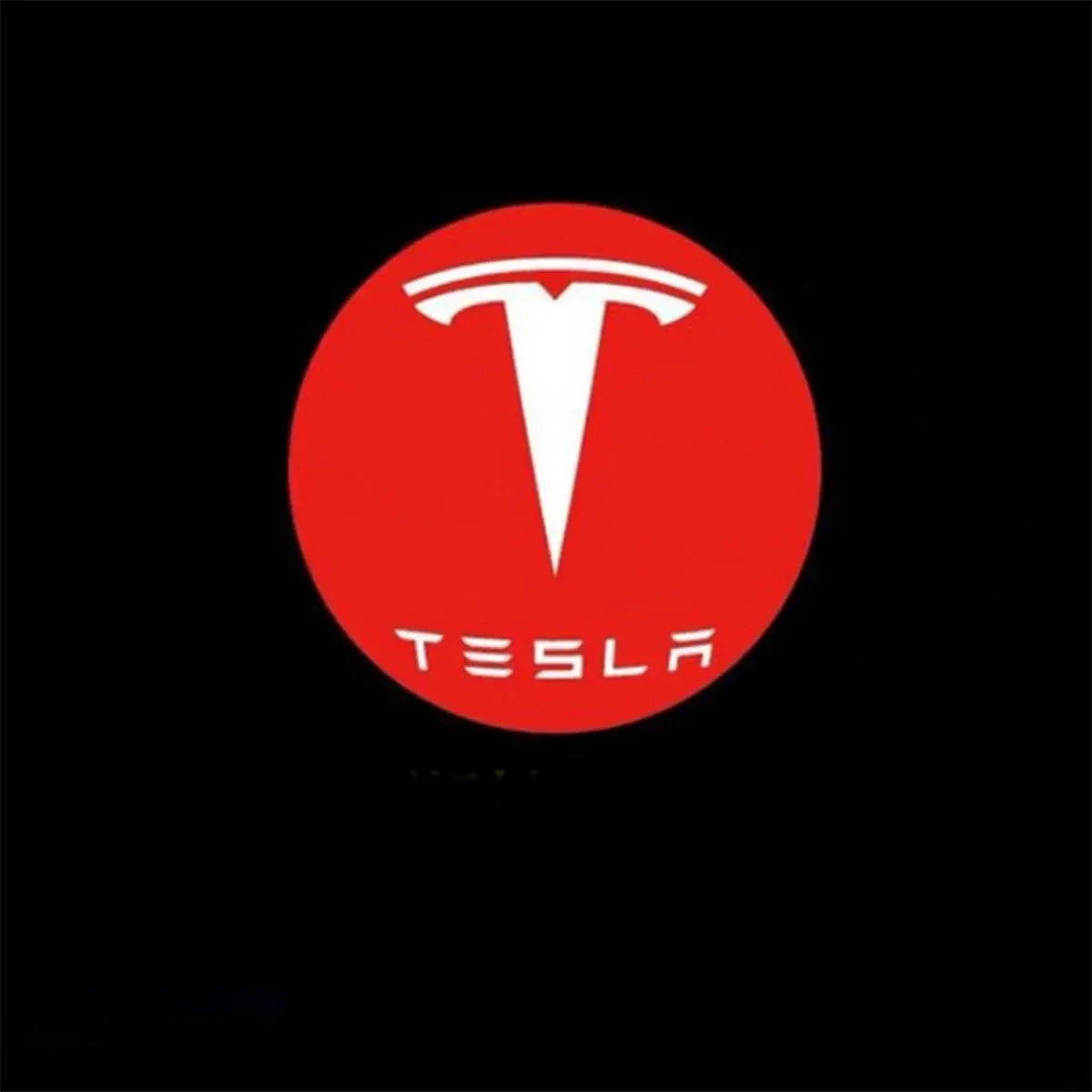 2/4Pcs Car Door LED Logo Projector Lights HD Welcome Light 3D Laser Ghost Shadow Light for  Model Y 3 S X Car Accessory