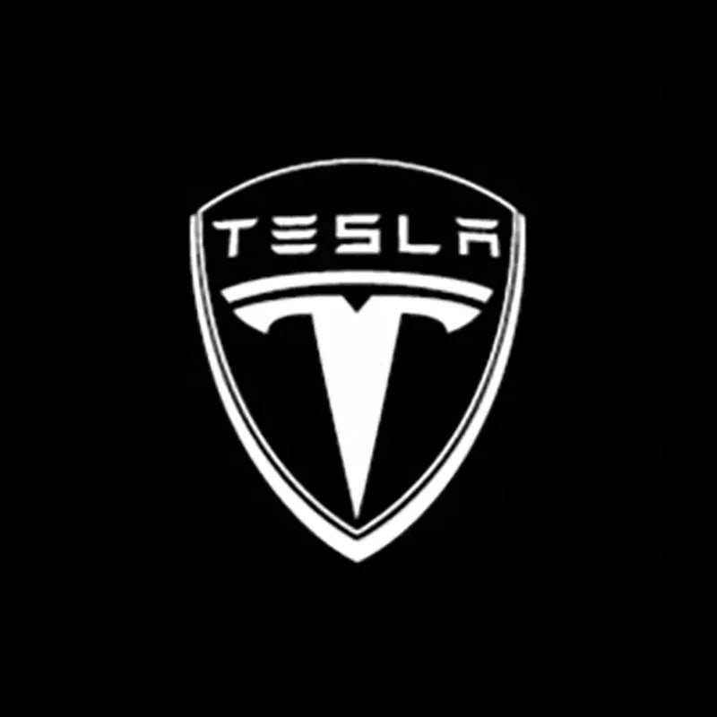 2/4Pcs Car Door LED Logo Projector Lights HD Welcome Light 3D Laser Ghost Shadow Light for  Model Y 3 S X Car Accessory