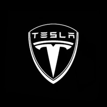 2/4Pcs Car Door LED Logo Projector Lights HD Welcome Light 3D Laser Ghost Shadow Light for  Model Y 3 S X Car Accessory