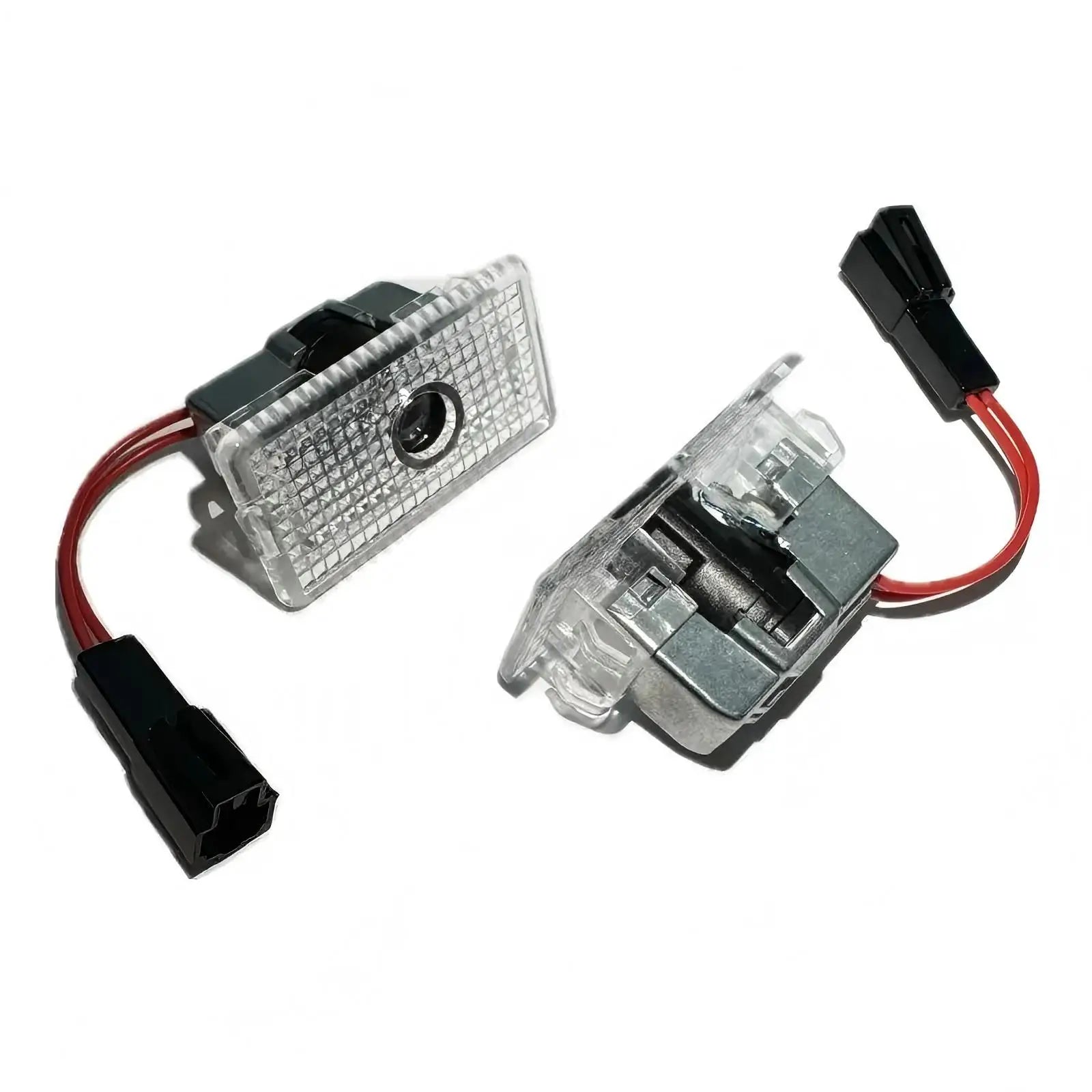 2/4Pcs Car Door LED Logo Projector Lights HD Welcome Light 3D Laser Ghost Shadow Light for  Model Y 3 S X Car Accessory