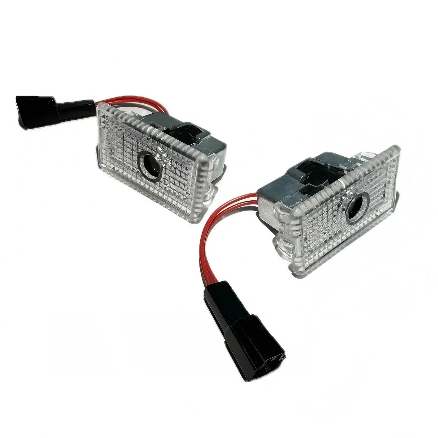 2/4Pcs Car Door LED Logo Projector Lights HD Welcome Light 3D Laser Ghost Shadow Light for  Model Y 3 S X Car Accessory