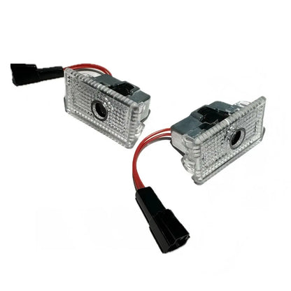 2/4Pcs Car Door LED Logo Projector Lights HD Welcome Light 3D Laser Ghost Shadow Light for  Model Y 3 S X Car Accessory